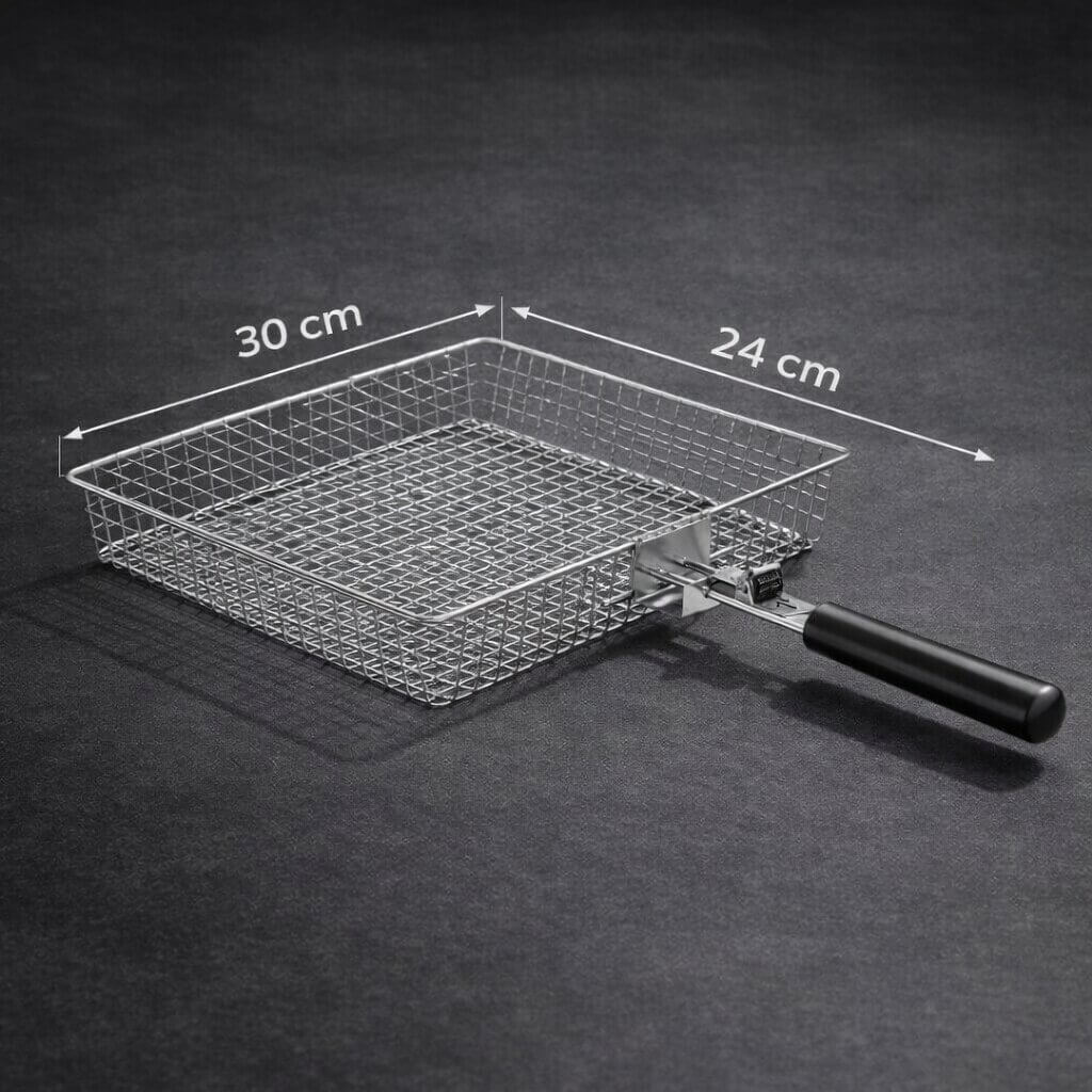 BBQ Grillmand | Roestvrij Staal | Gelijkmatige Warmteverdeling