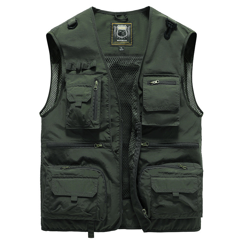 Cargovest voor dames – Ademend mesh vest met meerdere zakken