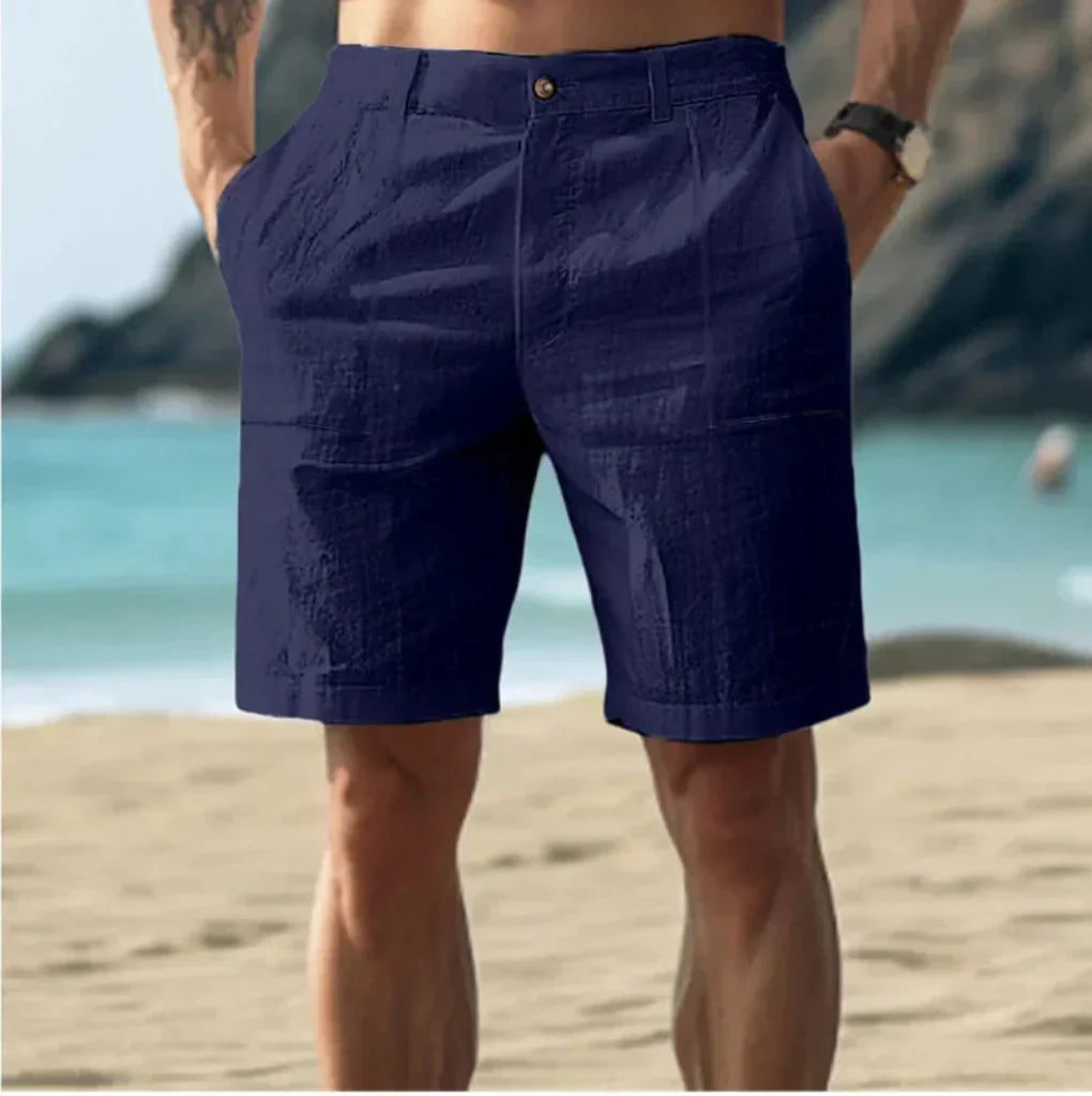 Casual linnen shorts voor heren