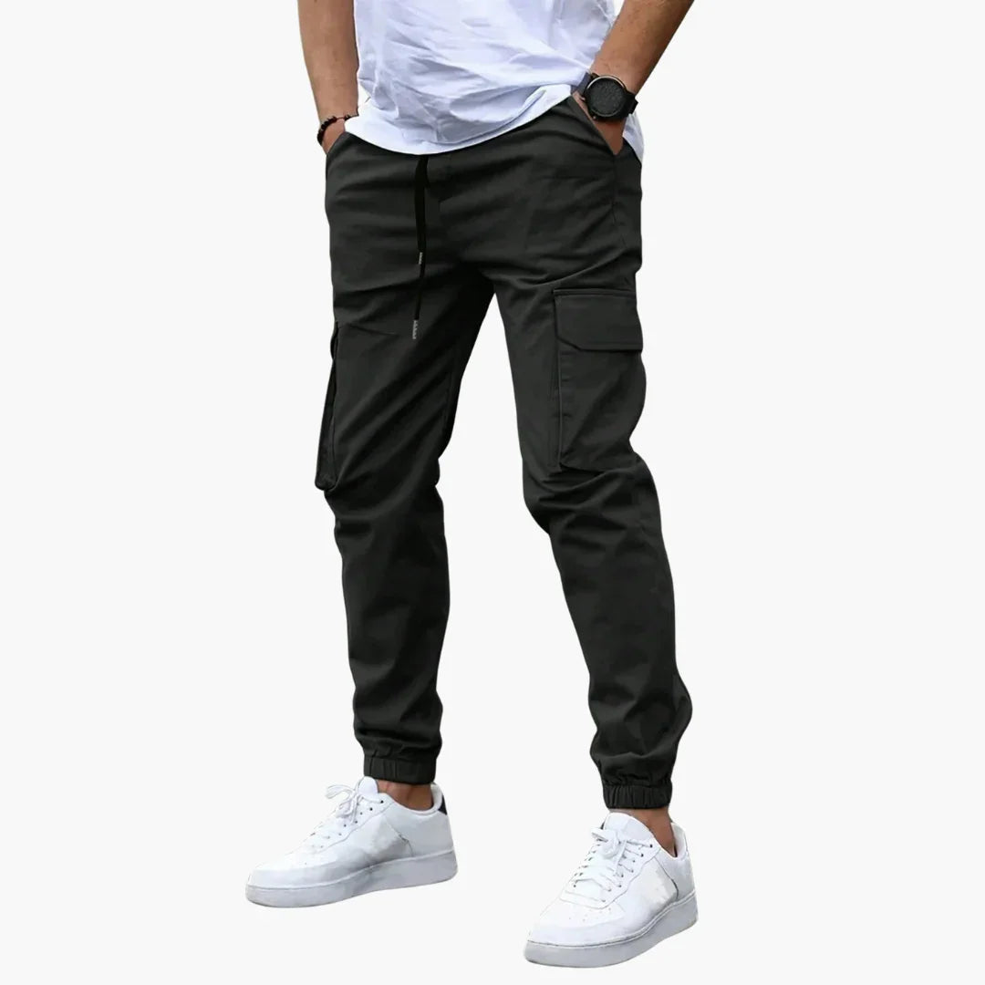 Comfortabele Cargo Joggingbroek voor Heren met Zakken Stijlvol