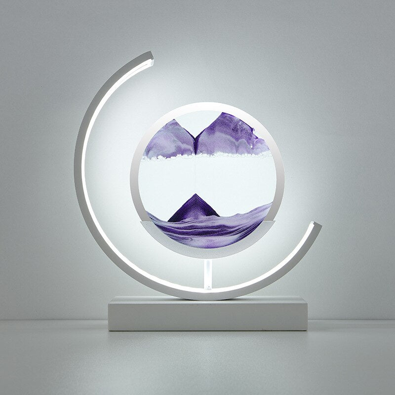 Deep Sea Sandscapes: Verlichte zandkunst voor een rustgevend interieur