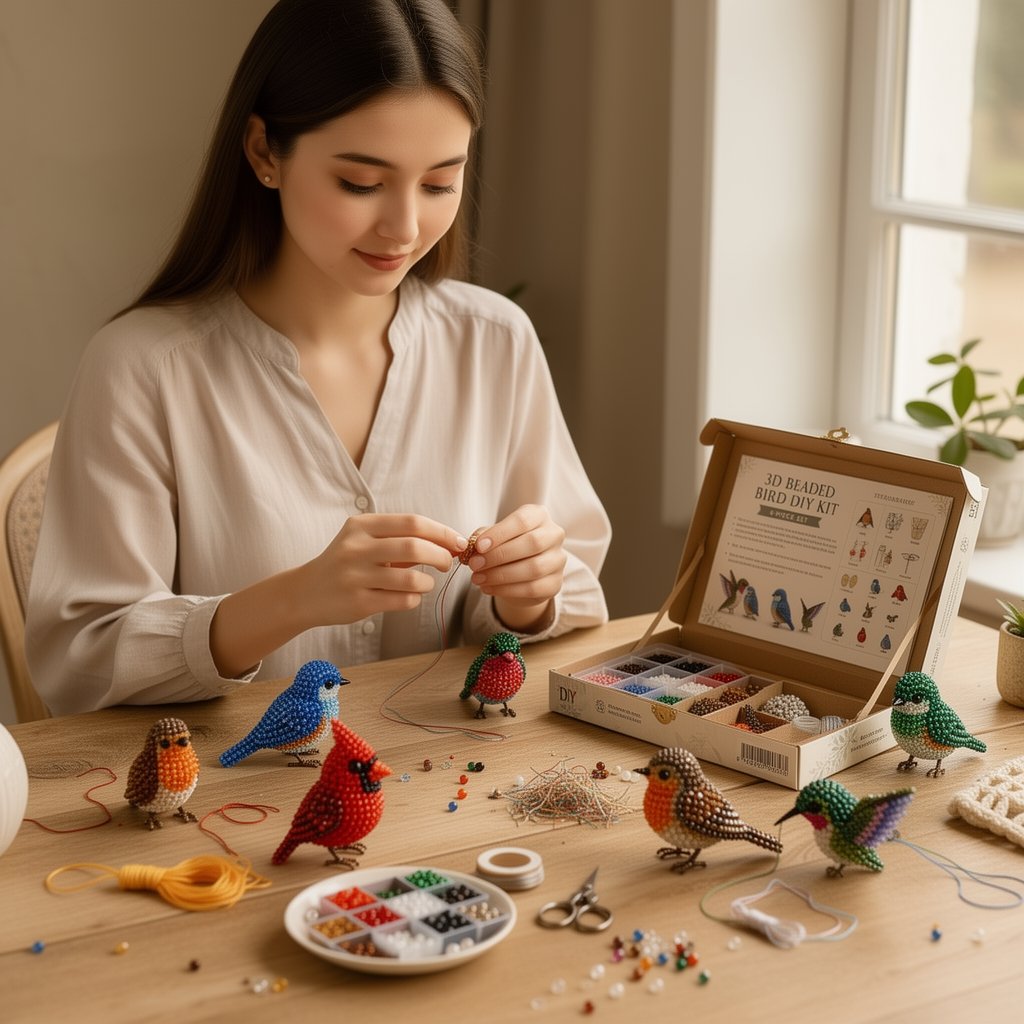 DIY-kralenset: 4 schattige 3D-dieren
