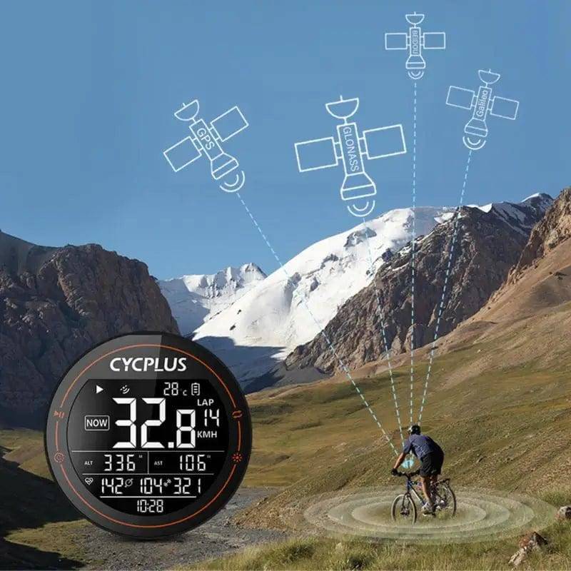 Draadloze GPS fietscomputer M2