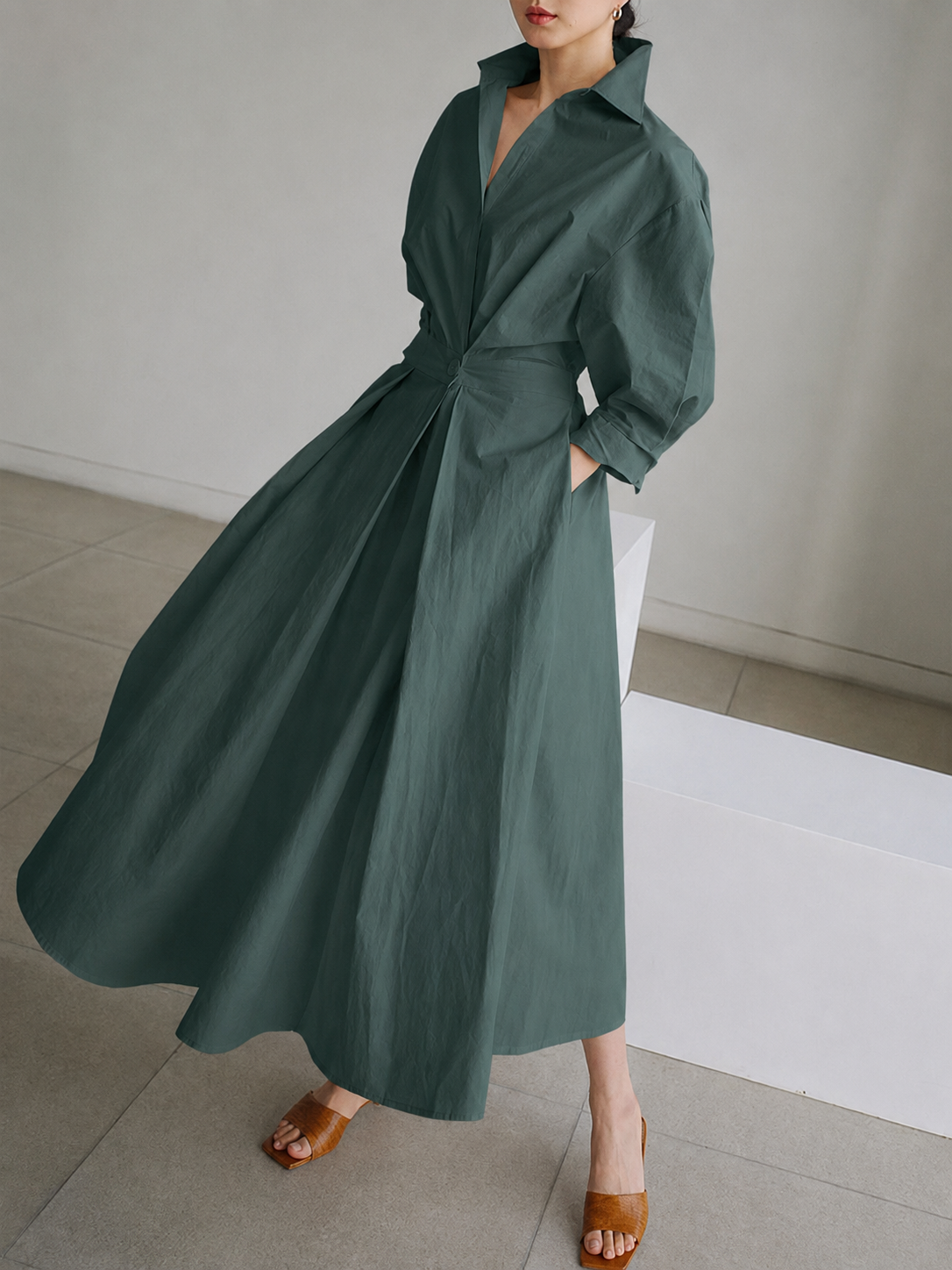 Elegante doorknoopjurk