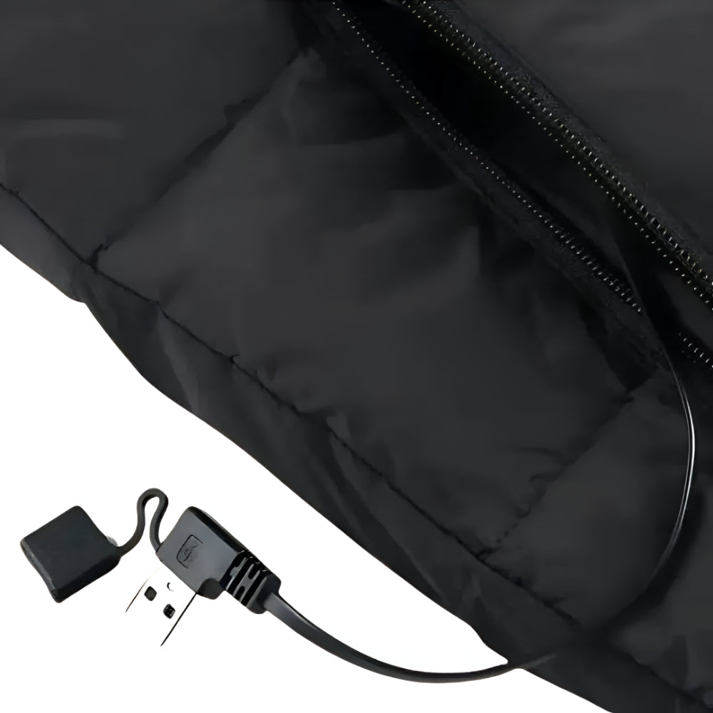 Elektrisch verwarmde damesbodywarmer voor de winter en outdoor