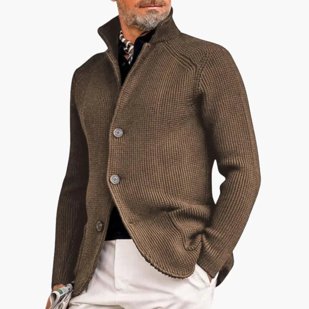Gepersonaliseerd Heren Vest Cardigan - Stijlvol & Comfortabel