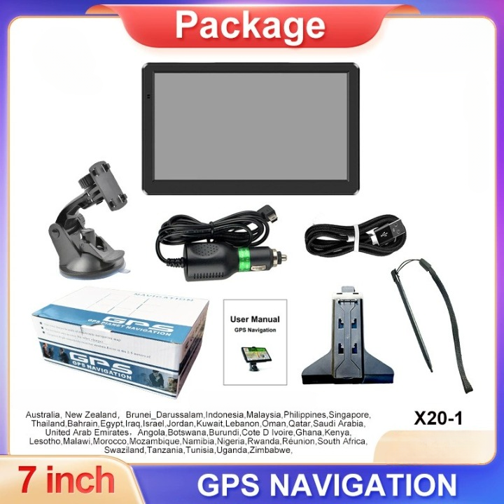 GPS-navigatiesysteem van 7 inch voor auto en vrachtwagen met realtime verkeersinformatie