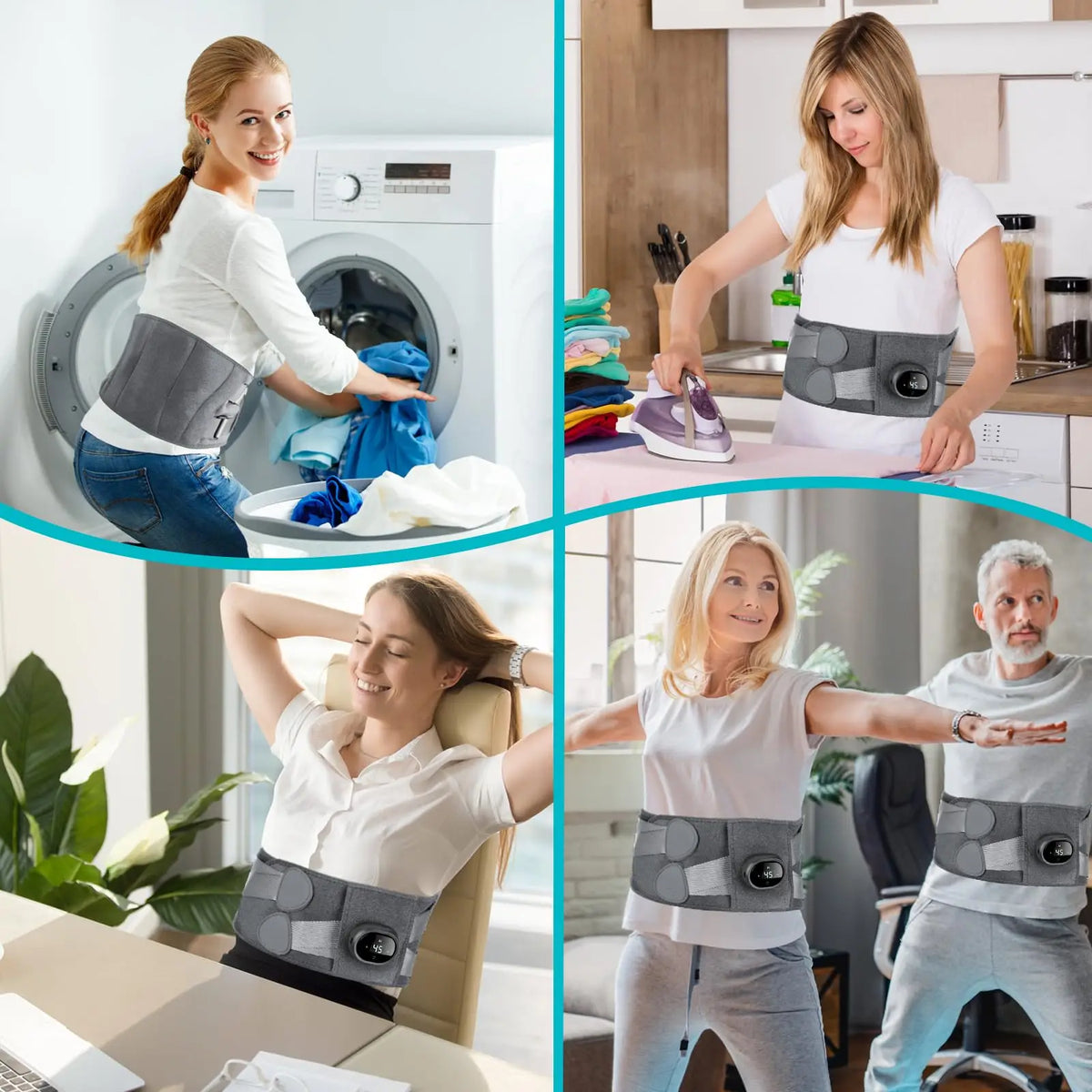 Infrarood Warmtekussen en Taille-massageapparaat - Unisex