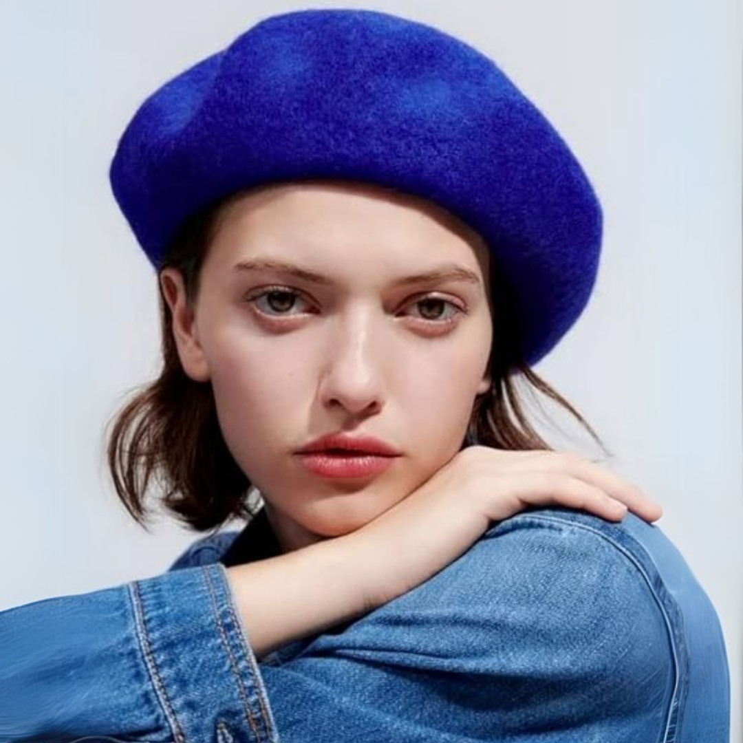 Klassieke Franse wollen baret