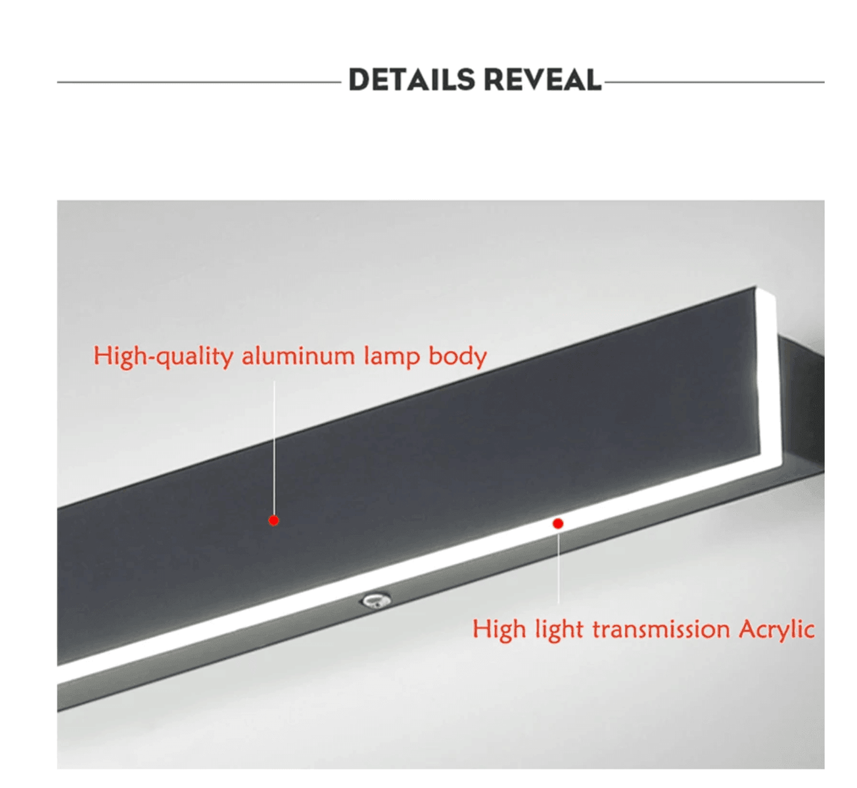 Klevende verticale led-wandlamp – elegante en weerbestendige buitenverlichting