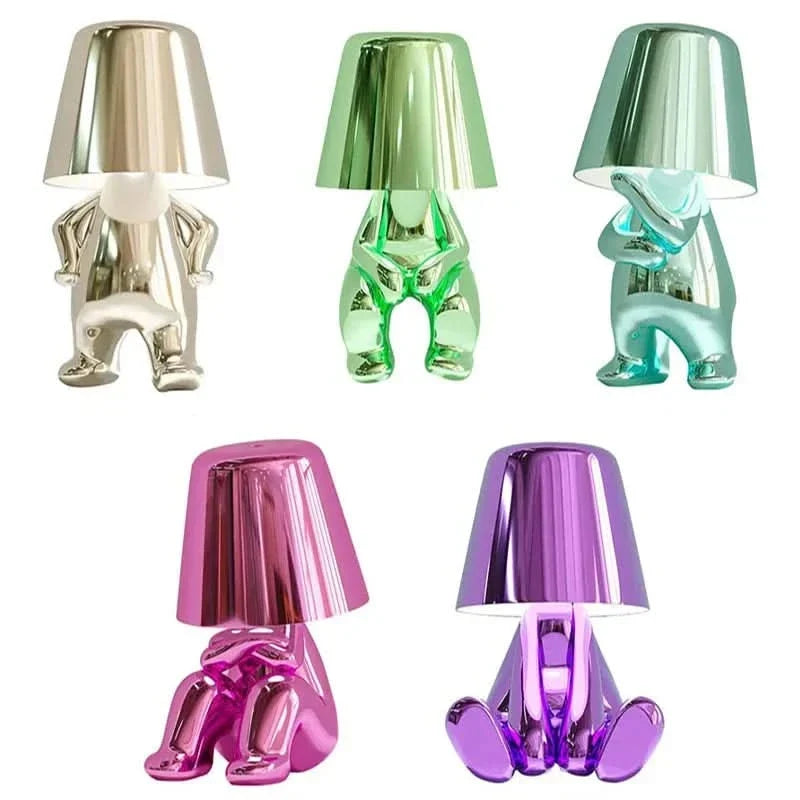 LED-tafellamp 'Denker' van hars