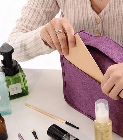 Luxe hangende toilettas organizer
