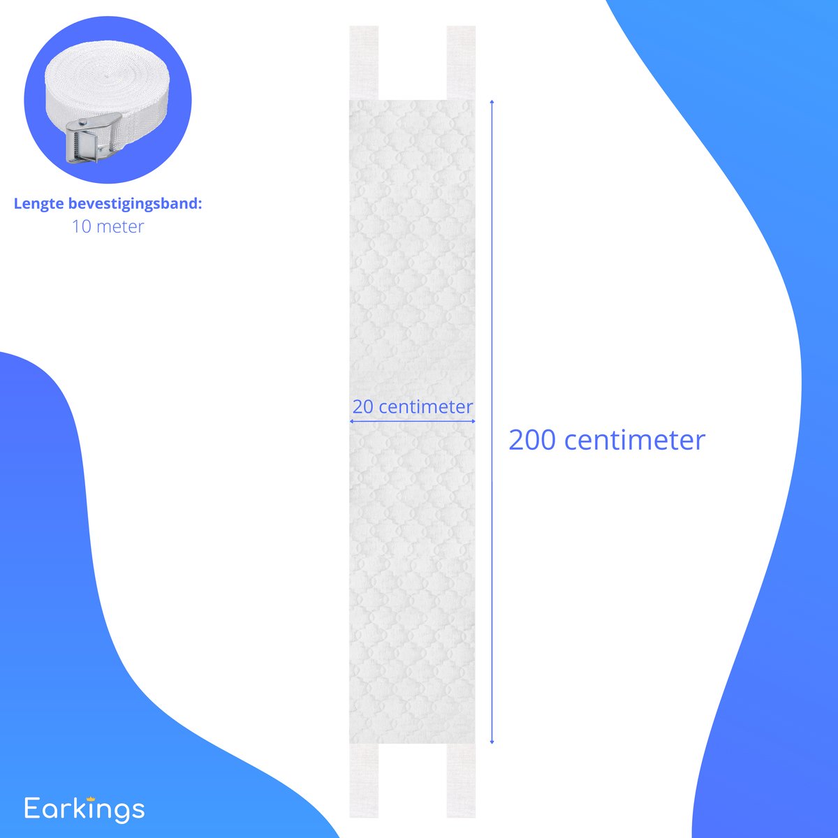 Matrasbinder – houdt de matras op zijn plek zonder weg te glijden
