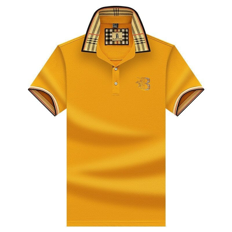 Modern poloshirt met korte mouwen en kraag voor heren