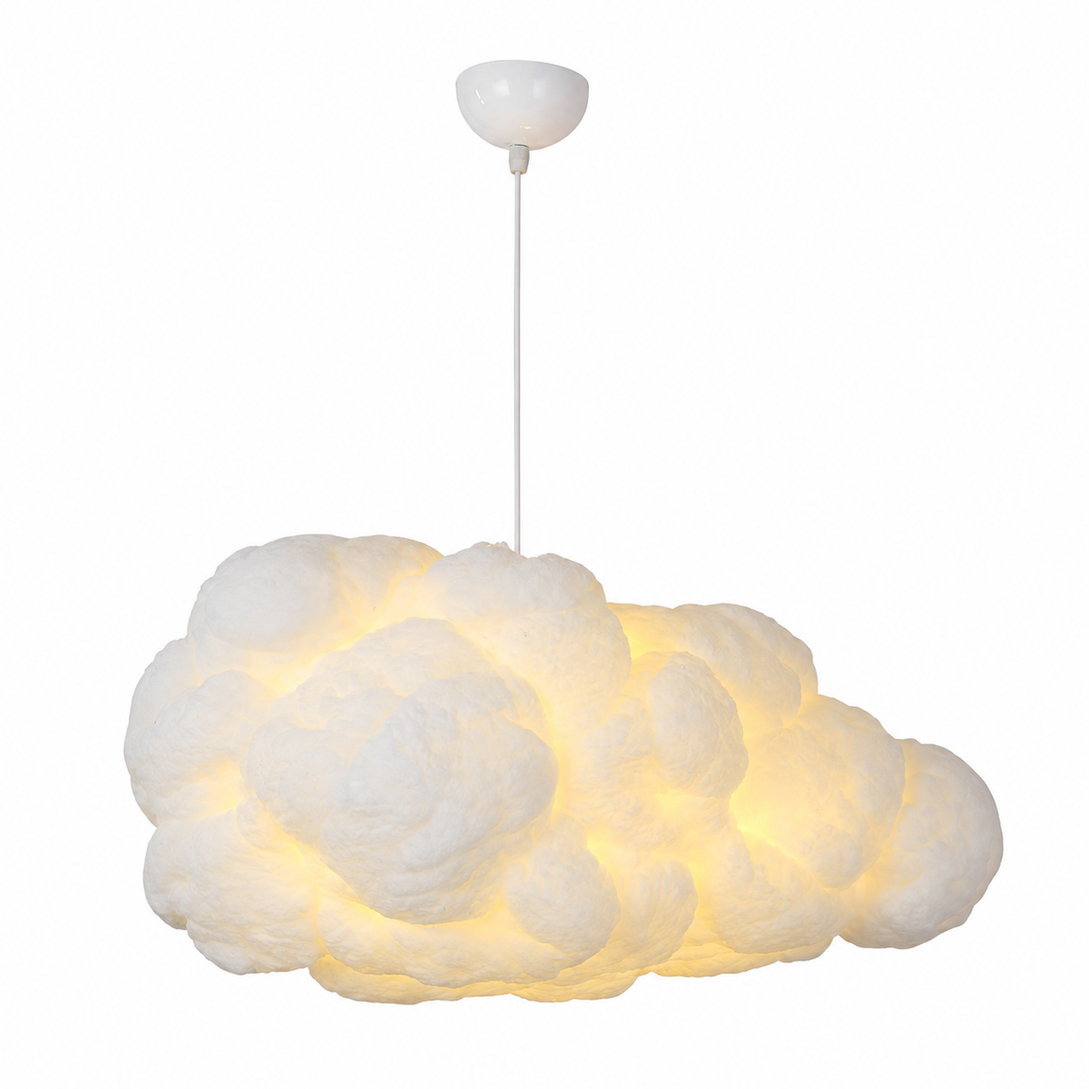 Moderne Hanglamp - Witte Wolk Kroonluchter