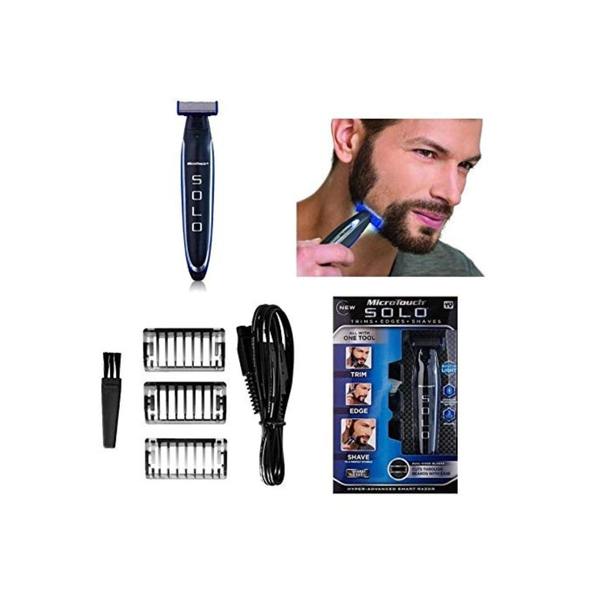 Oplaadbare verzorgingstrimmer 1-in-1