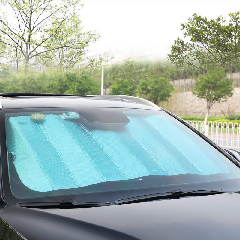 Opvouwbaar zonnescherm voor de auto met reflecterende warmte-isolatie