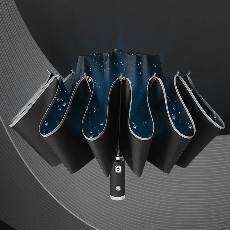 Paraplu met led en ingebouwde zaklamp