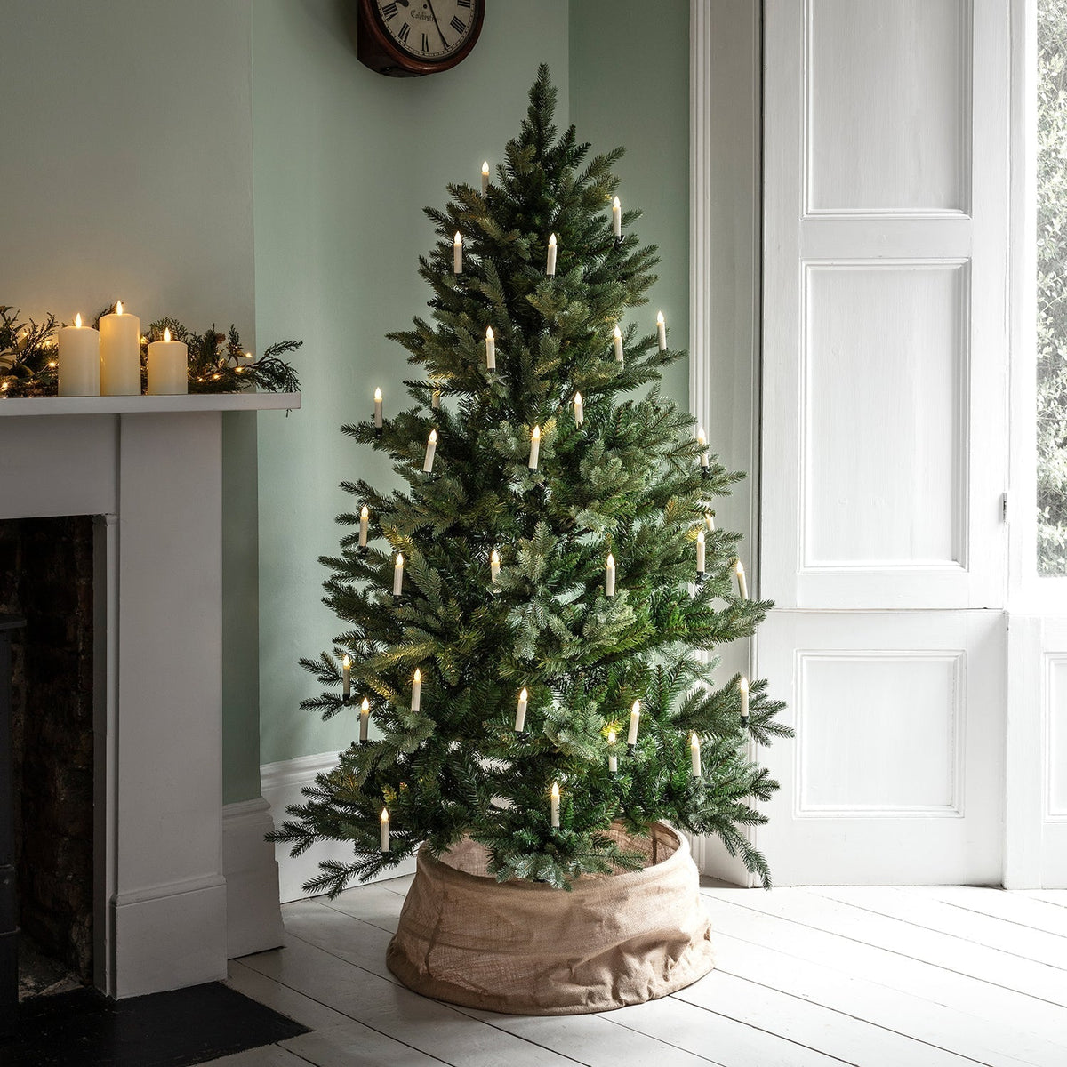 Set van 20 draadloze led-kerstboomkaarsen