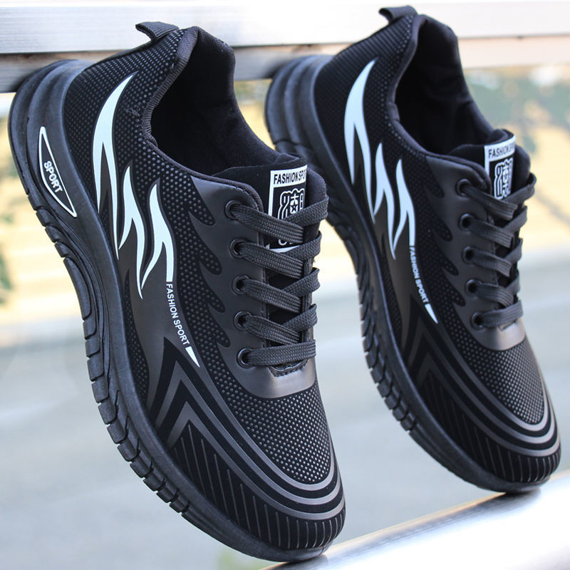 Sportieve allweather-sneakers met vlamdetail