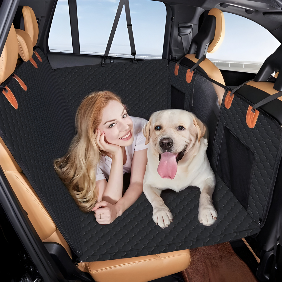Stevige bodem | Uitschuifbare autostoel voor honden – comfortabel en veilig voor uw hond op reis