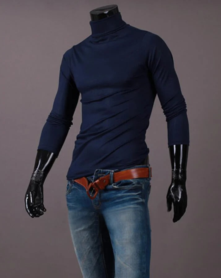 Thermo-shirt met kol voor heren