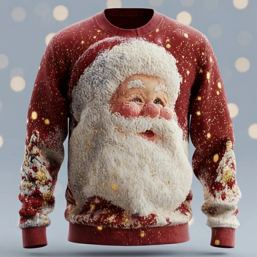 Unisex 3D-kersttrui