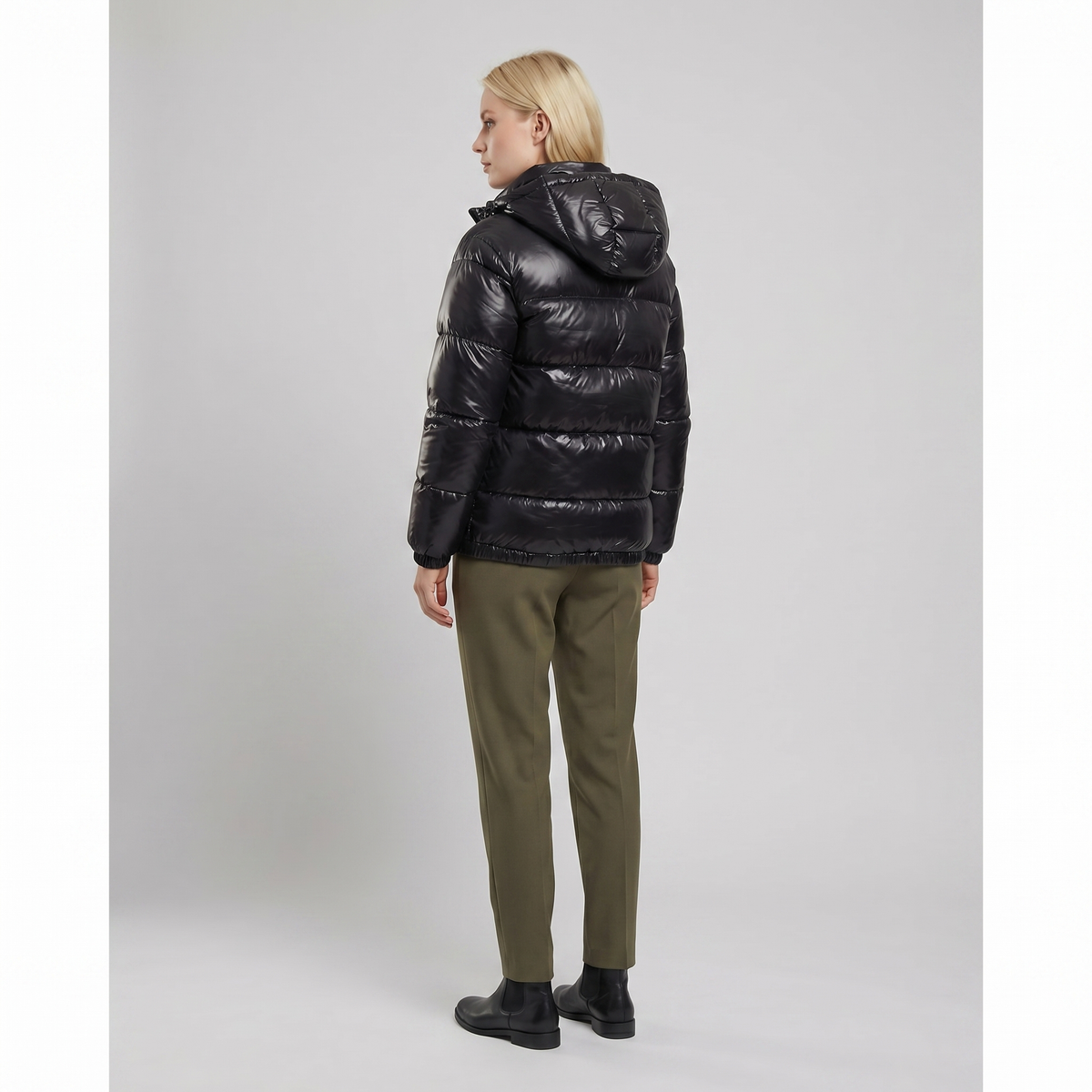 Unisex polyamide gewatteerde jas | Lichte klassieke winterse buitenlaag