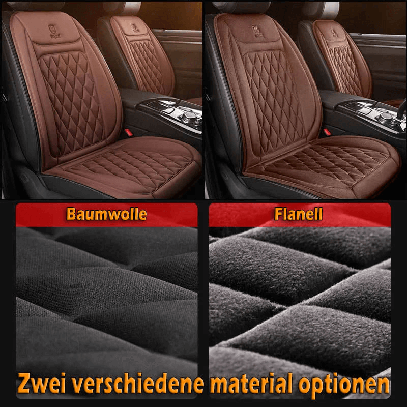Verwarmbare autostoelbekleding met temperatuurregeling