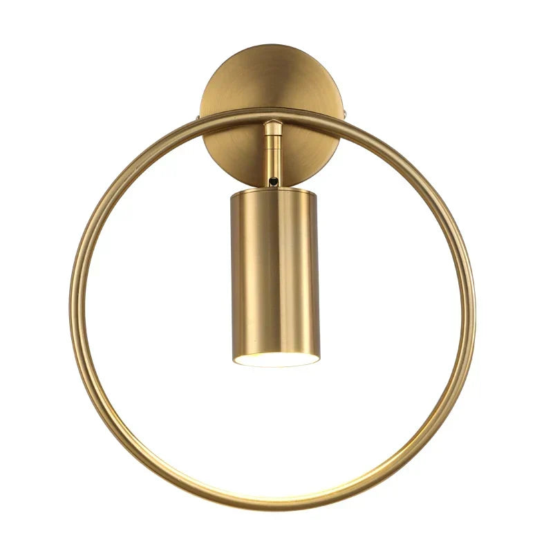 Wandlamp - Noords minimalistisch design in goud