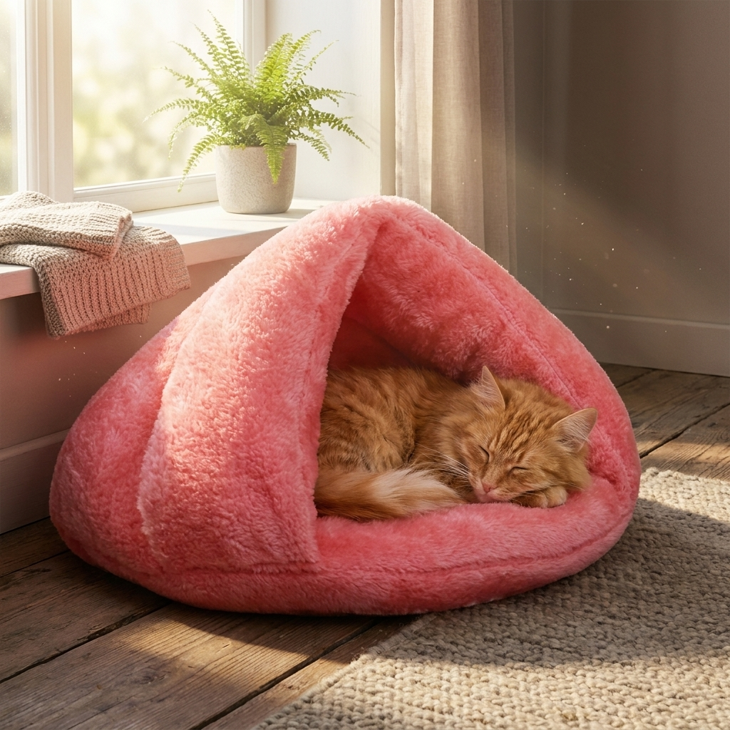 Zelfverwarmende kattenmand – warmte, comfort en rust het hele jaar door