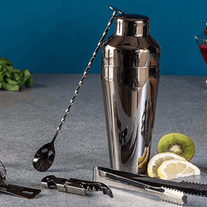 10-Delige roestvrijstalen cocktailset voor thuis