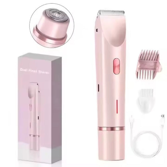 2-In-1 elektrisch scheerapparaat & bikinitrimmer voor vrouwen