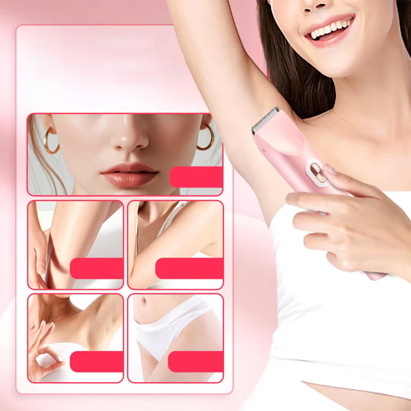 2-In-1 elektrisch scheerapparaat & bikinitrimmer voor vrouwen