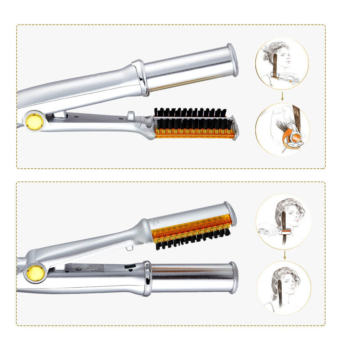 2-In-1 Haarstyler – Veelzijdige Krultang en Stijltang