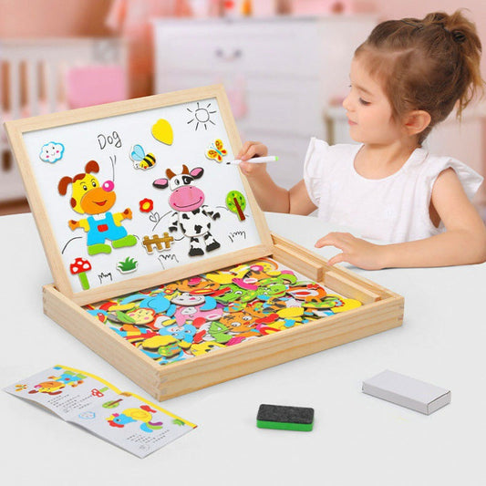 2-In-1 Montessori tekenbord – Creatief leren & herbruikbare tekenset voor kinderen