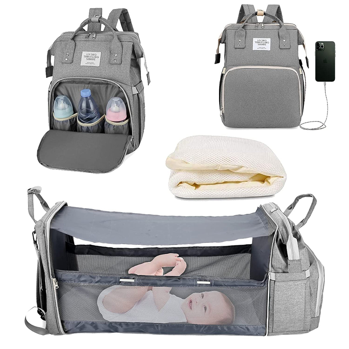 2-In-1 verzorgingstas voor baby's