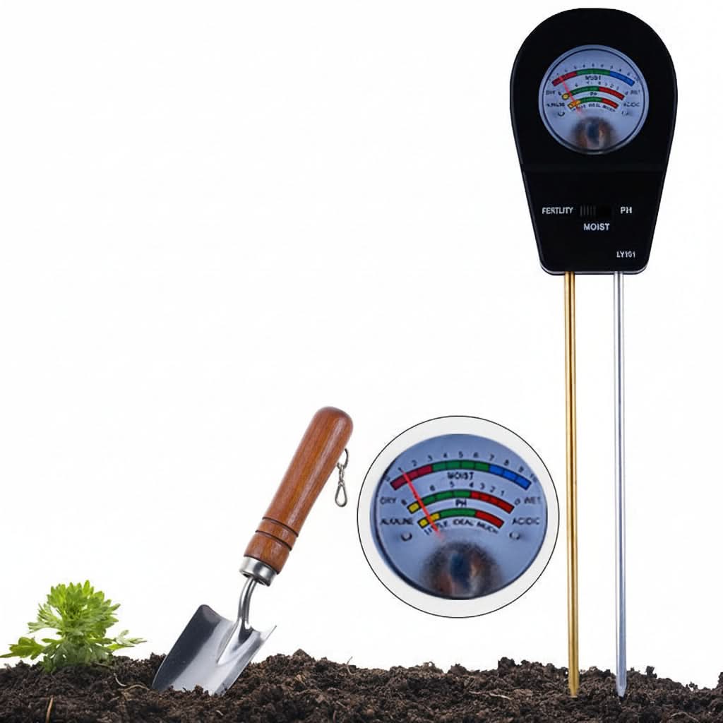 3-In-1 bodemtester voor vocht, voedingsstoffengehalte en pH-waarde voor gezonde planten