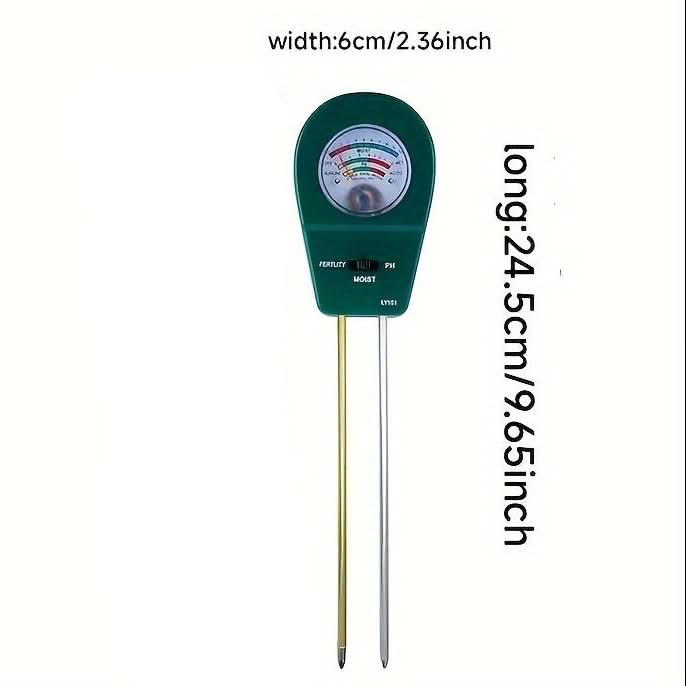 3-In-1 bodemtester voor vocht, voedingsstoffengehalte en pH-waarde voor gezonde planten