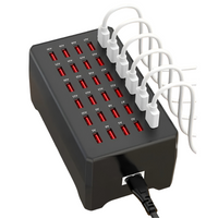30-Poorts USB-A-laadstation voor snelladen