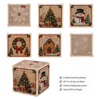 3D Diamond Painting Kerstgeschenkdoos