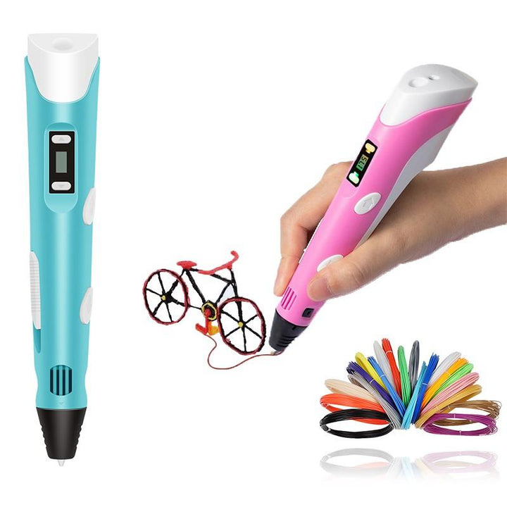 3D-printpen voor kinderen met 20 kleuren filament en eenvoudige installatie