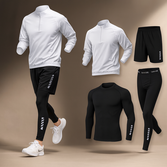 4-Delige trainingsset voor bewegingsvrijheid, comfort en stijl