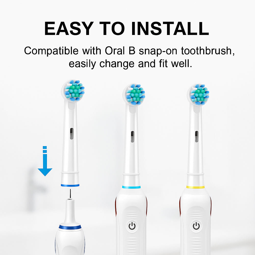 4 Stuks opzetborstels voor Oral-B
