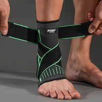 Ademende enkelbrace met stabiliserend effect