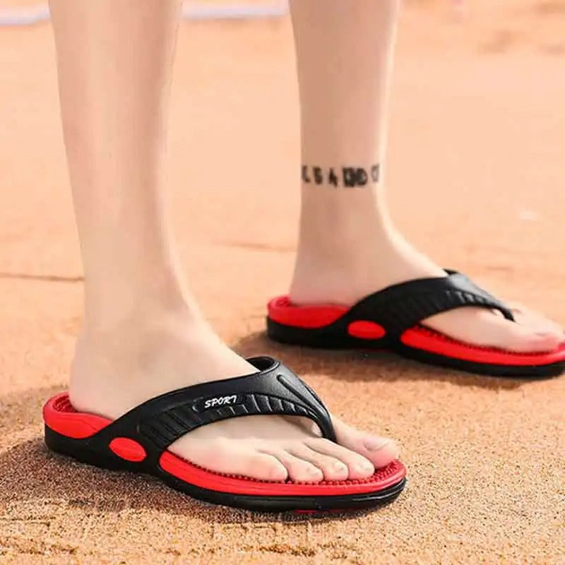 Ademende massage-strandschoenen voor heren