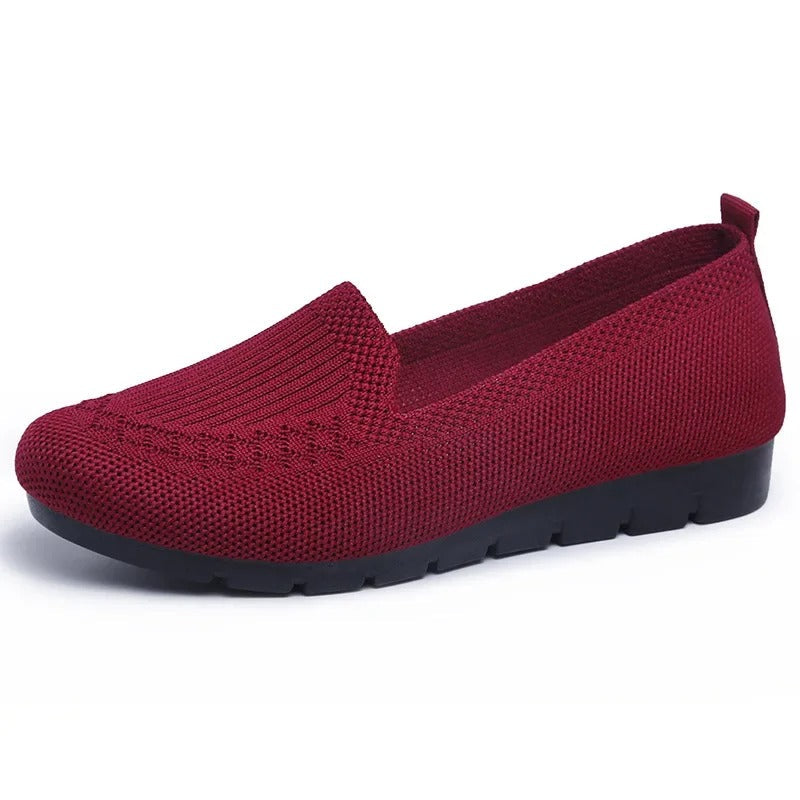 Ademende slip-on loafers voor dames