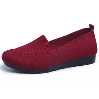 Ademende slip-on loafers voor dames