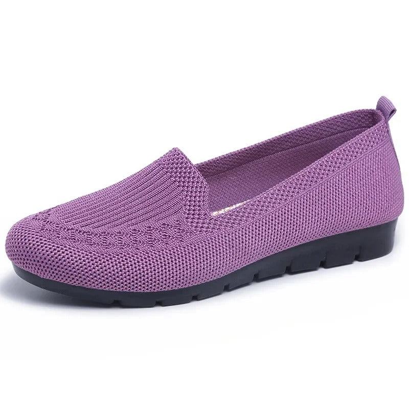 Ademende slip-on loafers voor dames