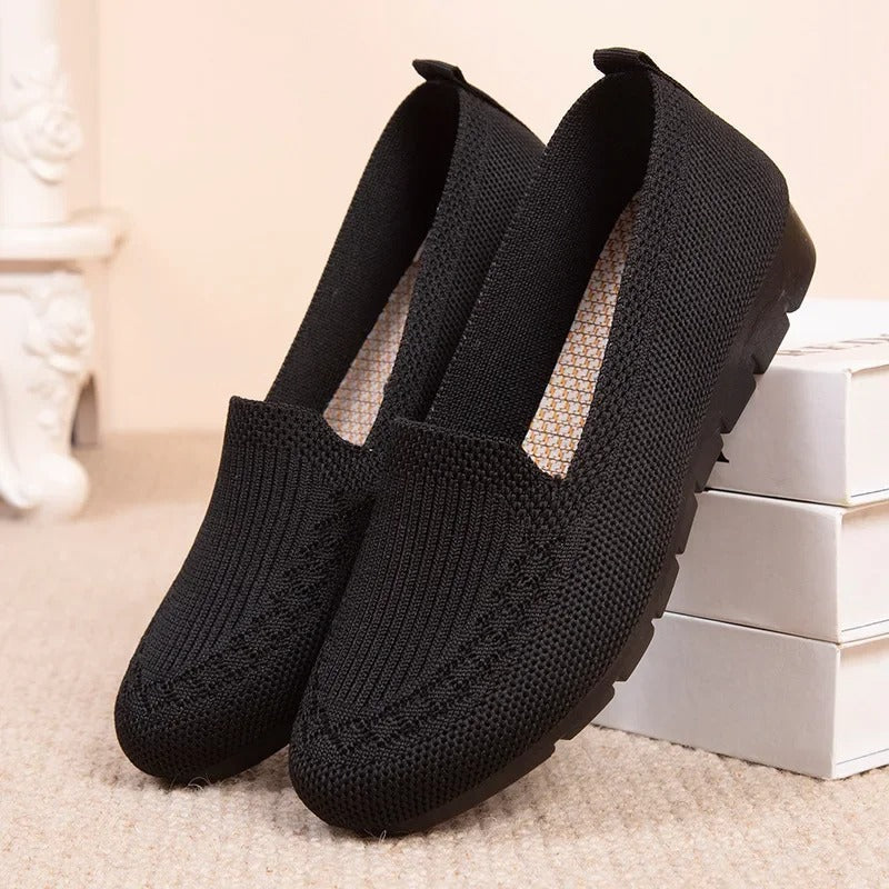 Ademende slip-on loafers voor dames